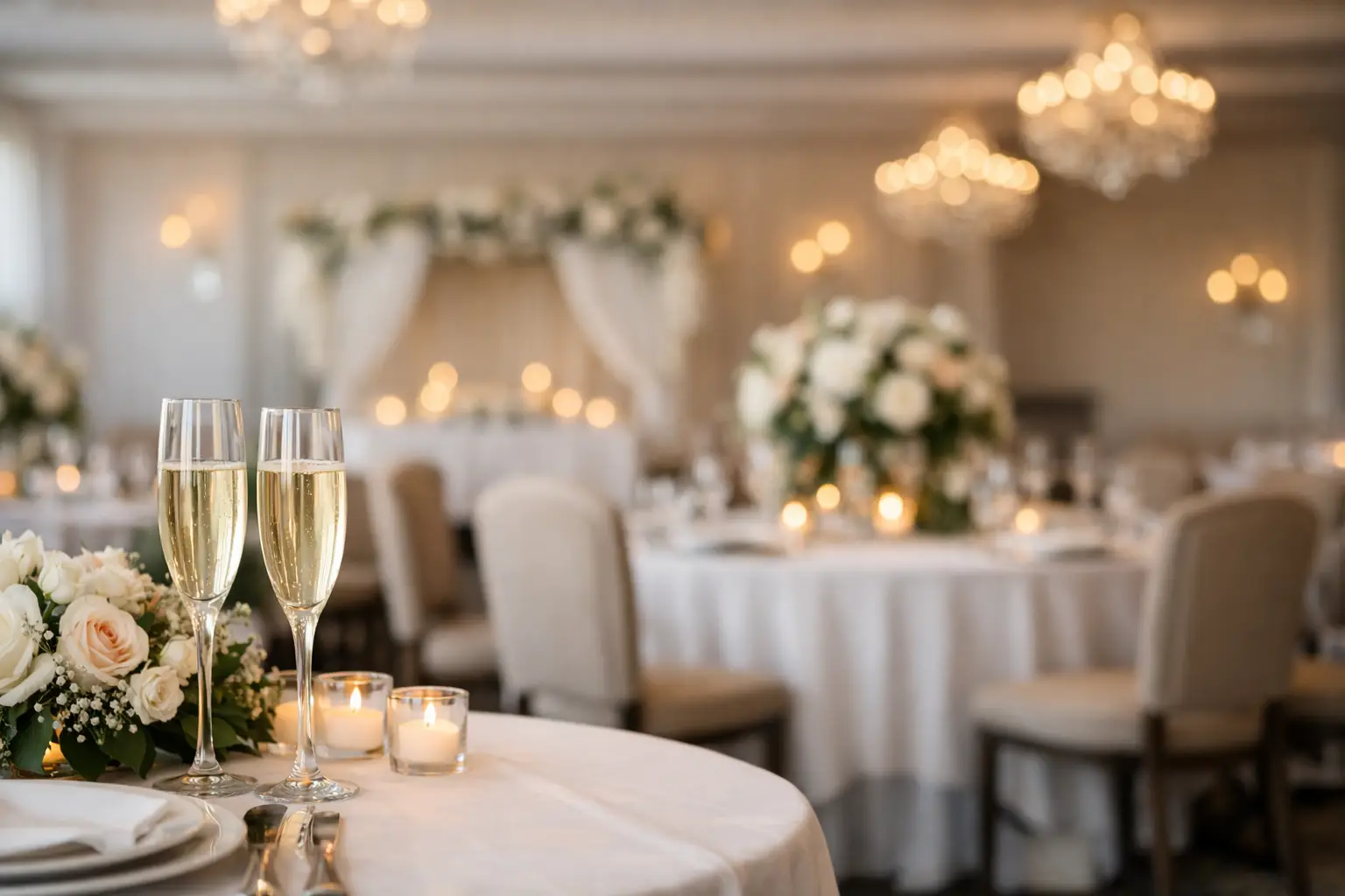 Cómo elegir un salón para bodas elegantes