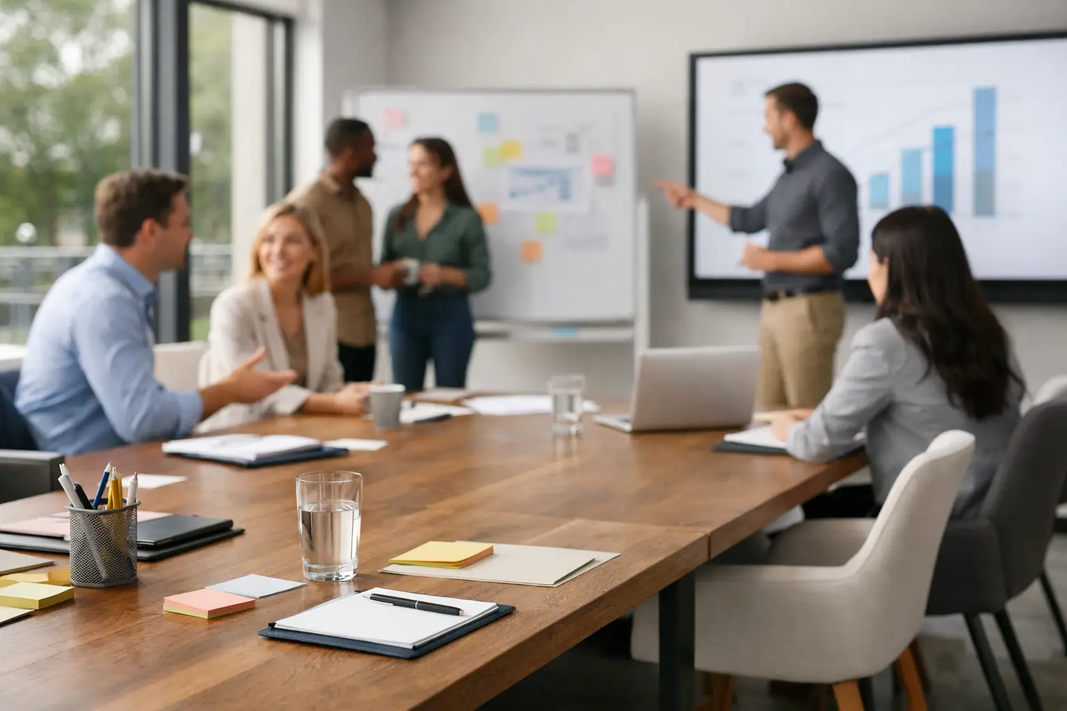 Espacio para workshop empresarial que funciona