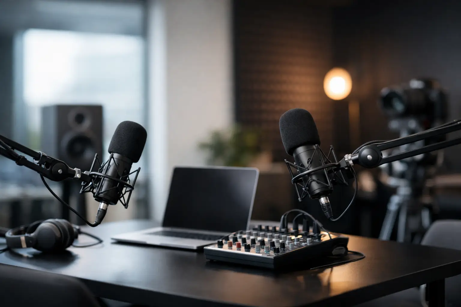 Estudio para grabar podcast con nivel profesional Estudio para grabar podcast con nivel profesional